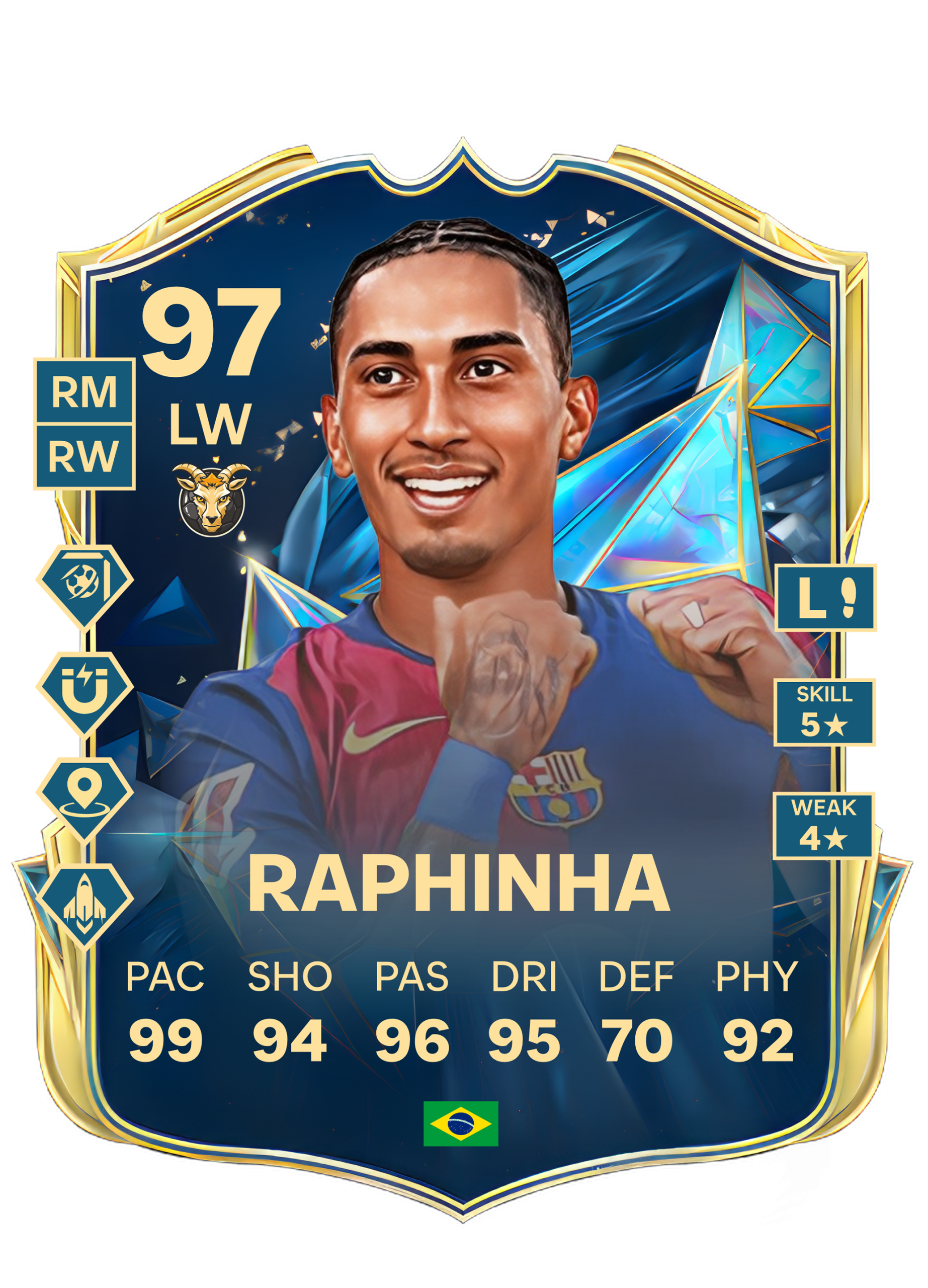 Card FIFA 25 TOTS - Raphinha