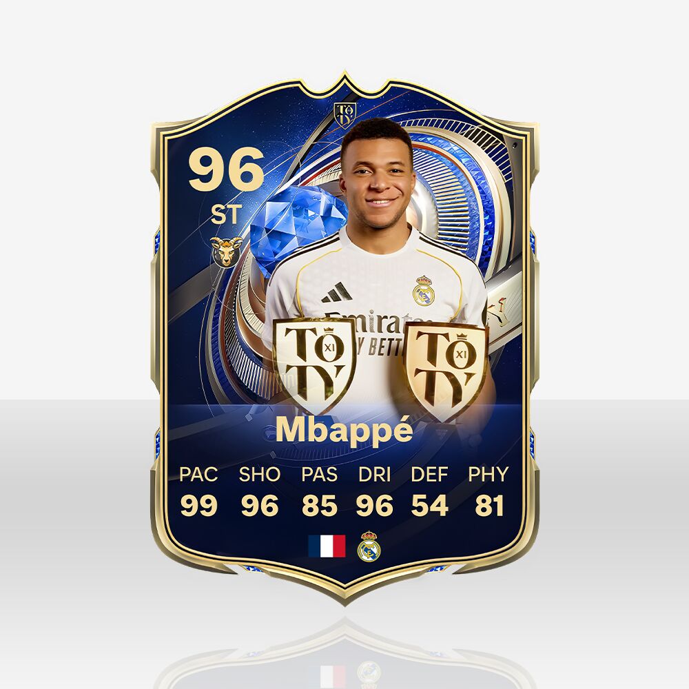 Card TOTY FC26 - Kylian Mbappe